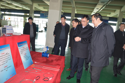滁州市委常委、市紀(jì)委書記李玉平等一行來藍(lán)德集團(tuán)考察調(diào)研